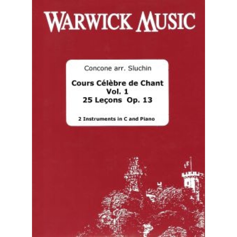 Concone, Giuseppe - Cours Celebre de Chant Vol 1