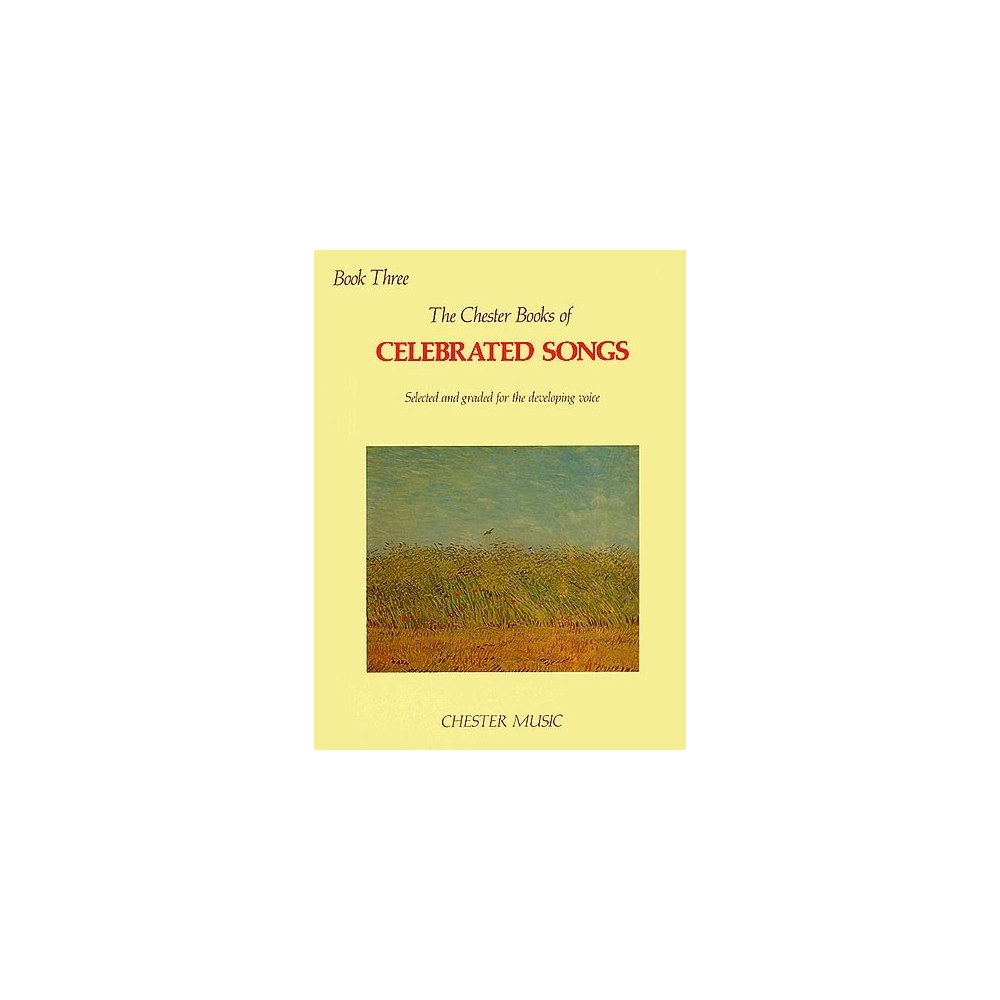 The Chester Book Of Celebrated Songs - Book Three