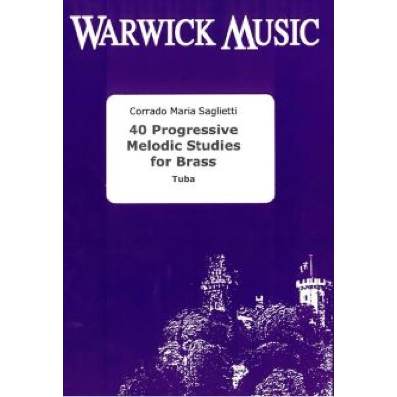 Saglietti, Corrado Maria - 40 Progressive Melodic Studies for Brass