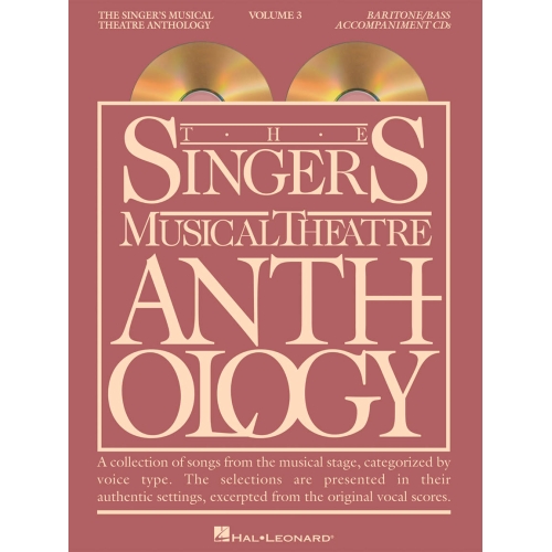 Singer's Musical Theatre Anthology – Volume 3 (Baritone/Bass) CDs only