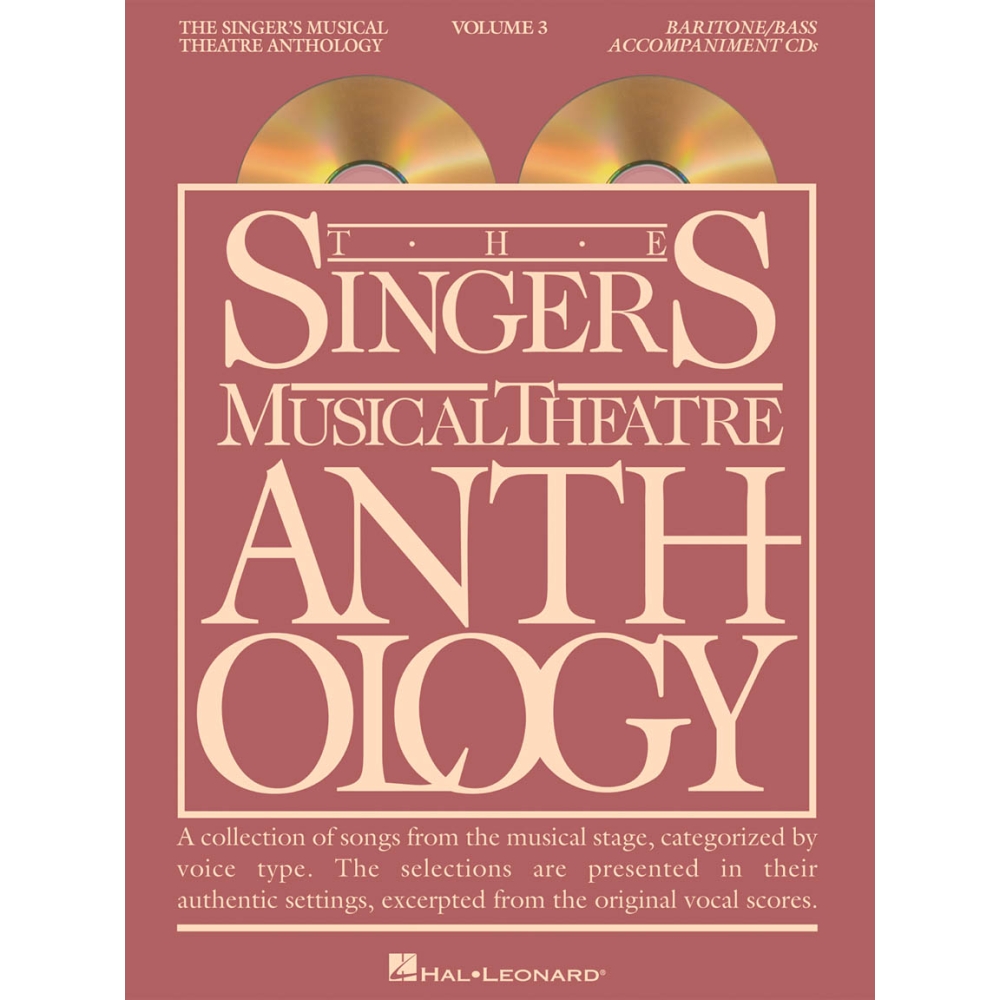Singer's Musical Theatre Anthology – Volume 3 (Baritone/Bass) CDs only