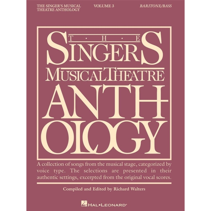 Singer's Musical Theatre Anthology – Volume 3 (Baritone/Bass)
