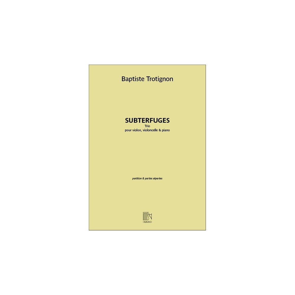 Trotignon, Baptiste - Subterfuges