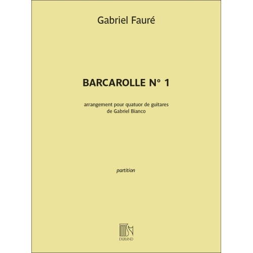 Fauré, Gabriel - Barcarolle...