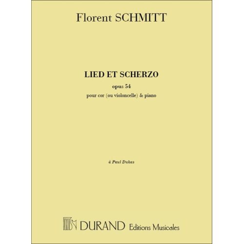 Schmitt, Florent - Lied &...