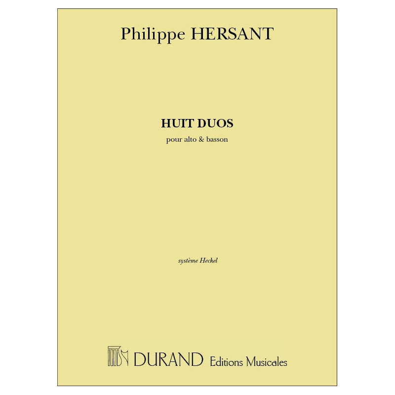 Hersant, Philippe - Huit Duos