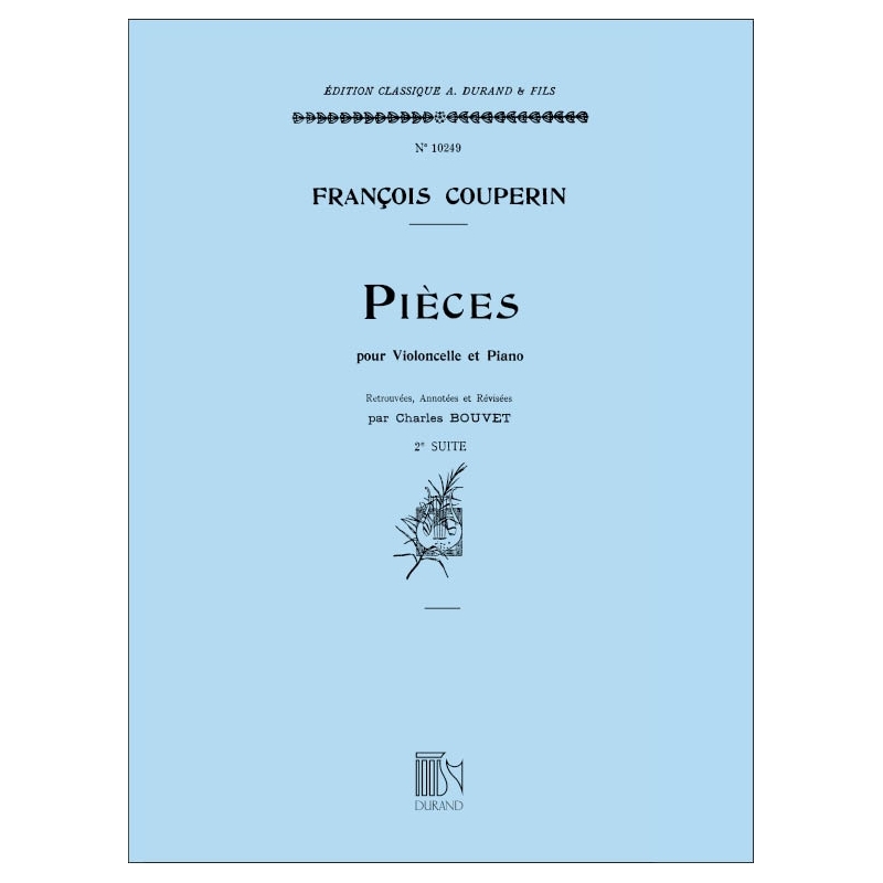 Couperin, François - Pieces Vlc-Piano 2 Suite