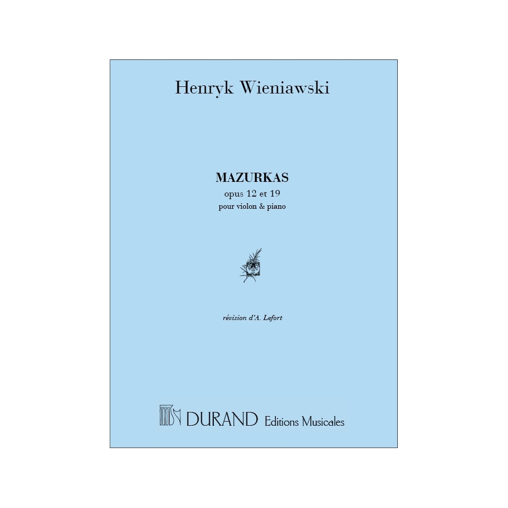 Wieniawski, Henryk - Mazurkas Violon-Piano