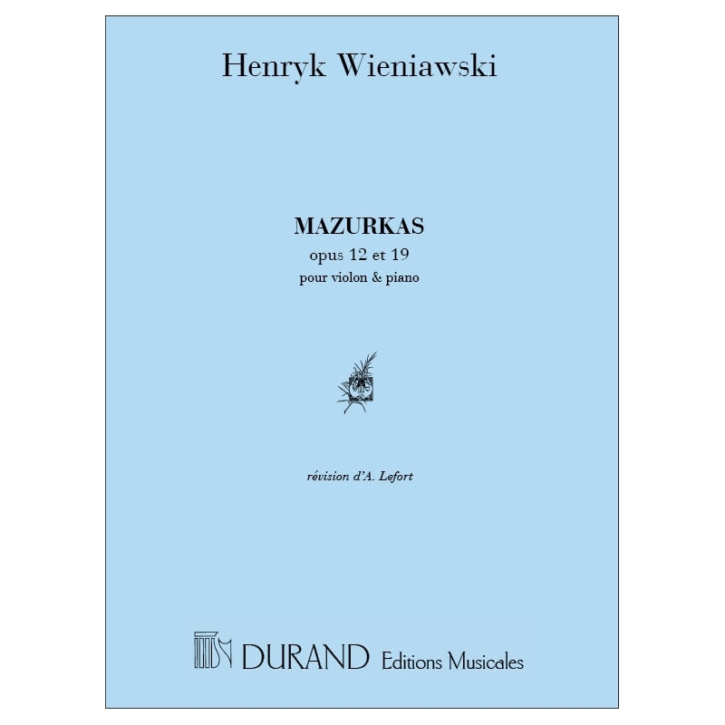 Wieniawski, Henryk - Mazurkas Violon-Piano