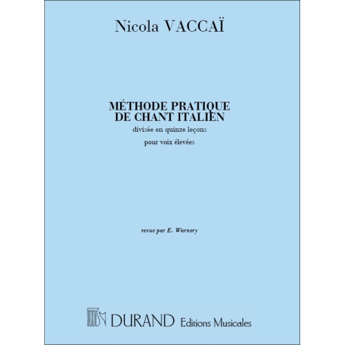 Vaccai, Nicola - Methode De...
