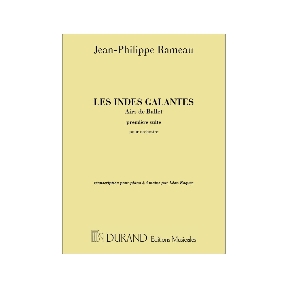 Rameau, Jean-Philippe - Indes Galante Suite N 1 4 Mains
