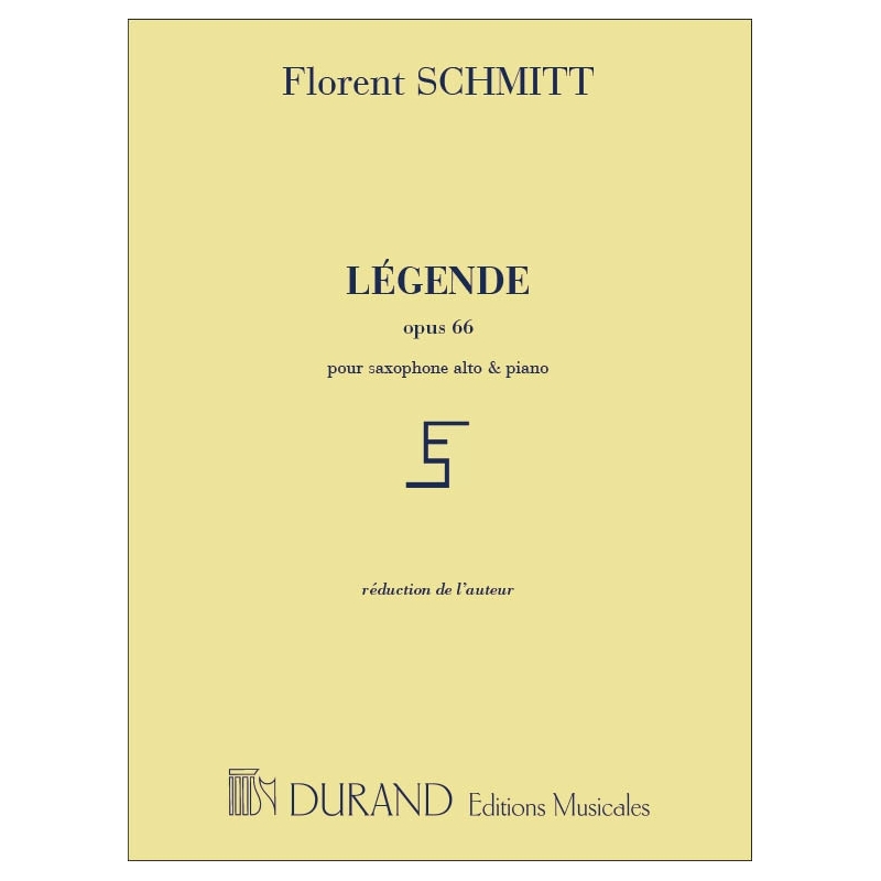 Schmitt, Florent - Légende Opus 66