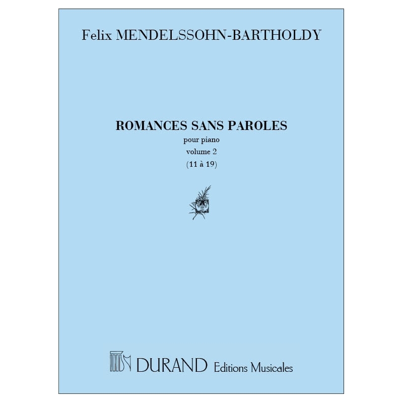 Bartholdy, Felix Mendelssohn - Romances Sans Paroles V2 Piano (11 A 19)