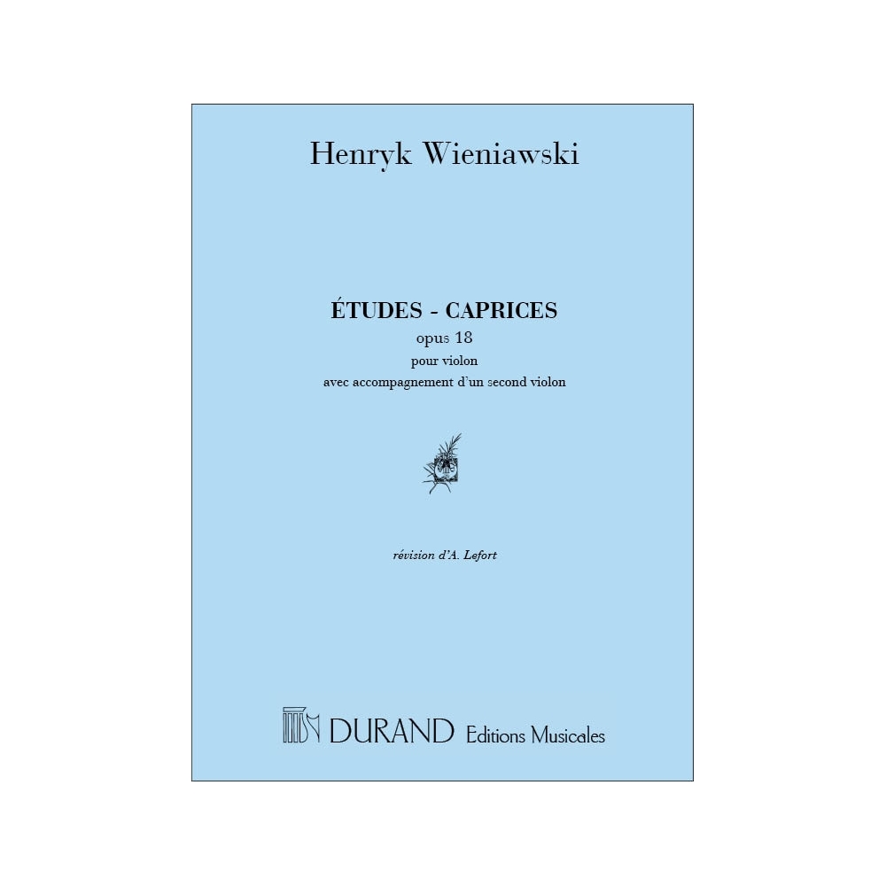 Wieniawski, Henryk - Etudes Caprices Op 18 2 Violons