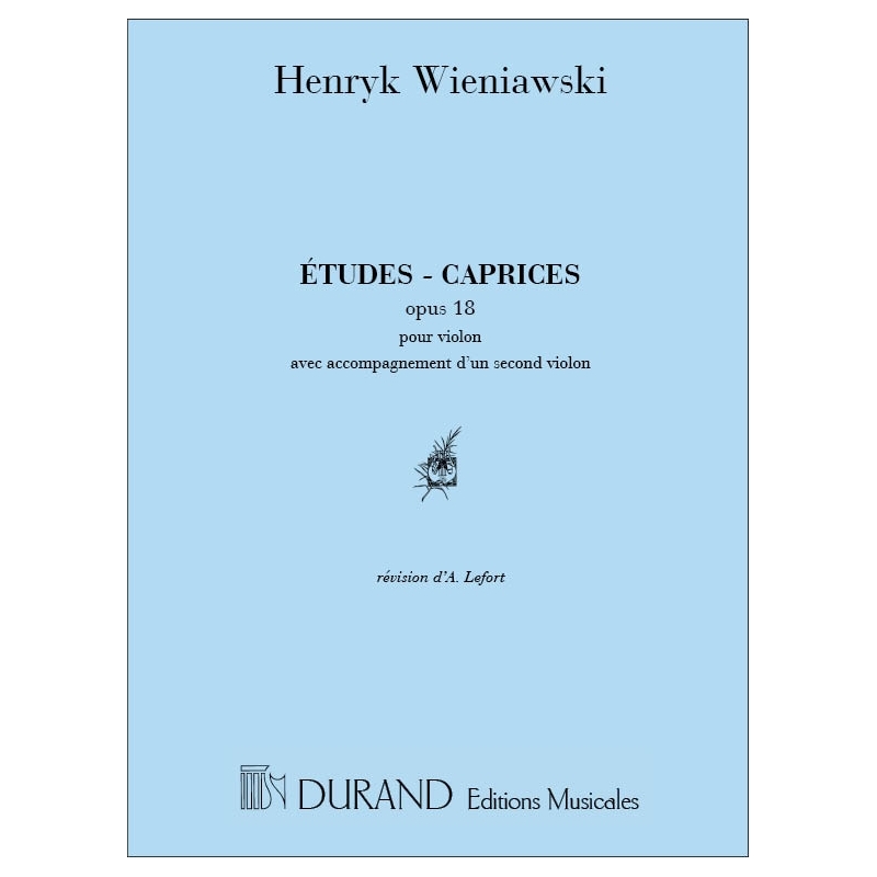 Wieniawski, Henryk - Etudes Caprices Op 18 2 Violons