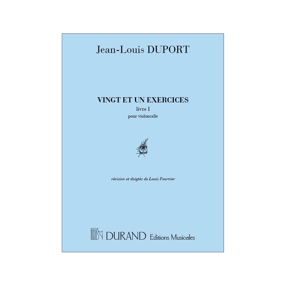 Duport, Jean-Louis - Vingt Et Un (21) Exercices Vol 1 Violoncelle