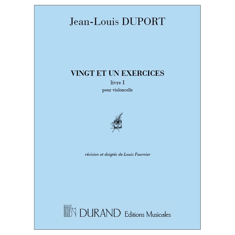 Duport, Jean-Louis - Vingt Et Un (21) Exercices Vol 1 Violoncelle