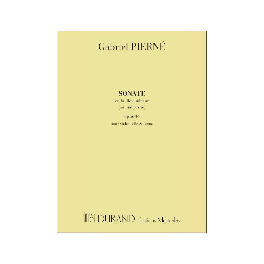 Pierné, Gabriel - Sonate Op 46 Vlc-Piano