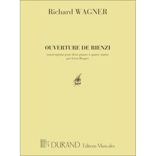 Wagner, Richard - Rienzi 2 Pianos 8 Mains