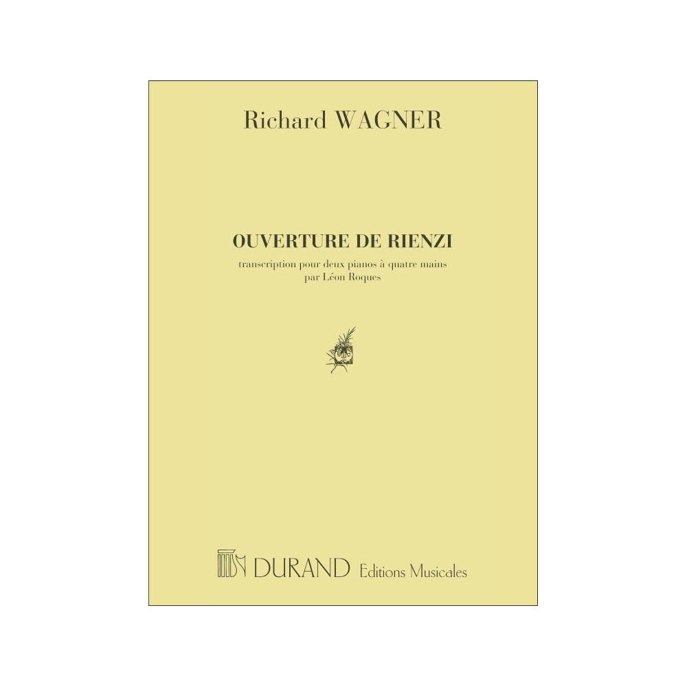 Wagner, Richard - Rienzi 2 Pianos 8 Mains