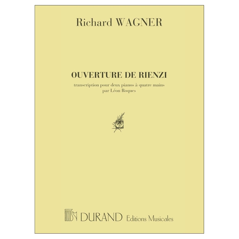 Wagner, Richard - Rienzi 2 Pianos 8 Mains