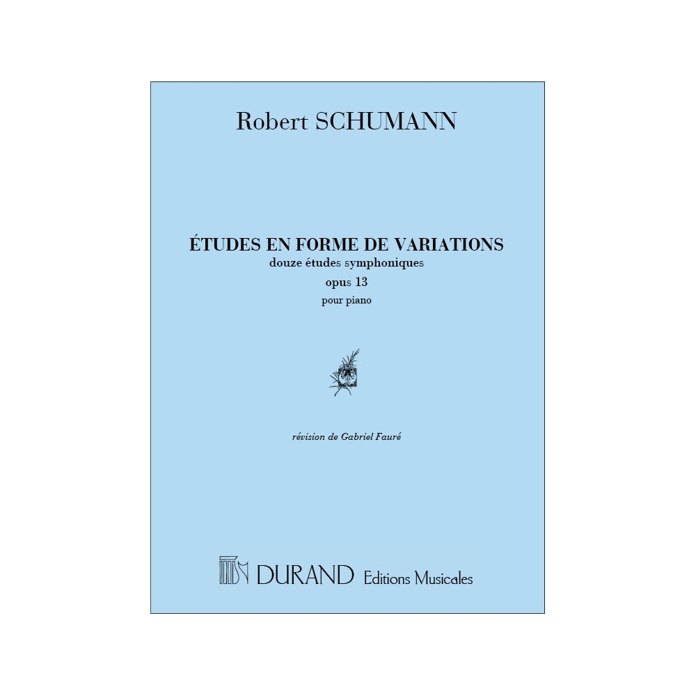 Schumann, Robert - Etudes En Forme De Variations Op 13 Piano