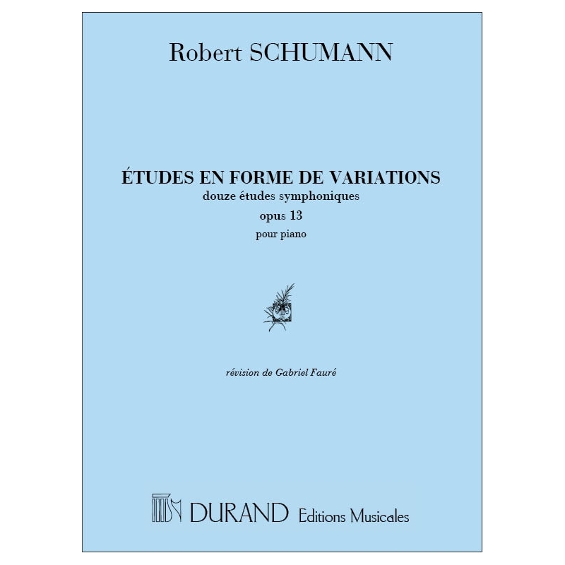 Schumann, Robert - Etudes En Forme De Variations Op 13 Piano