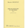 Duruflé, Maurice - Prélude, Récitatif et Variations Opus 3