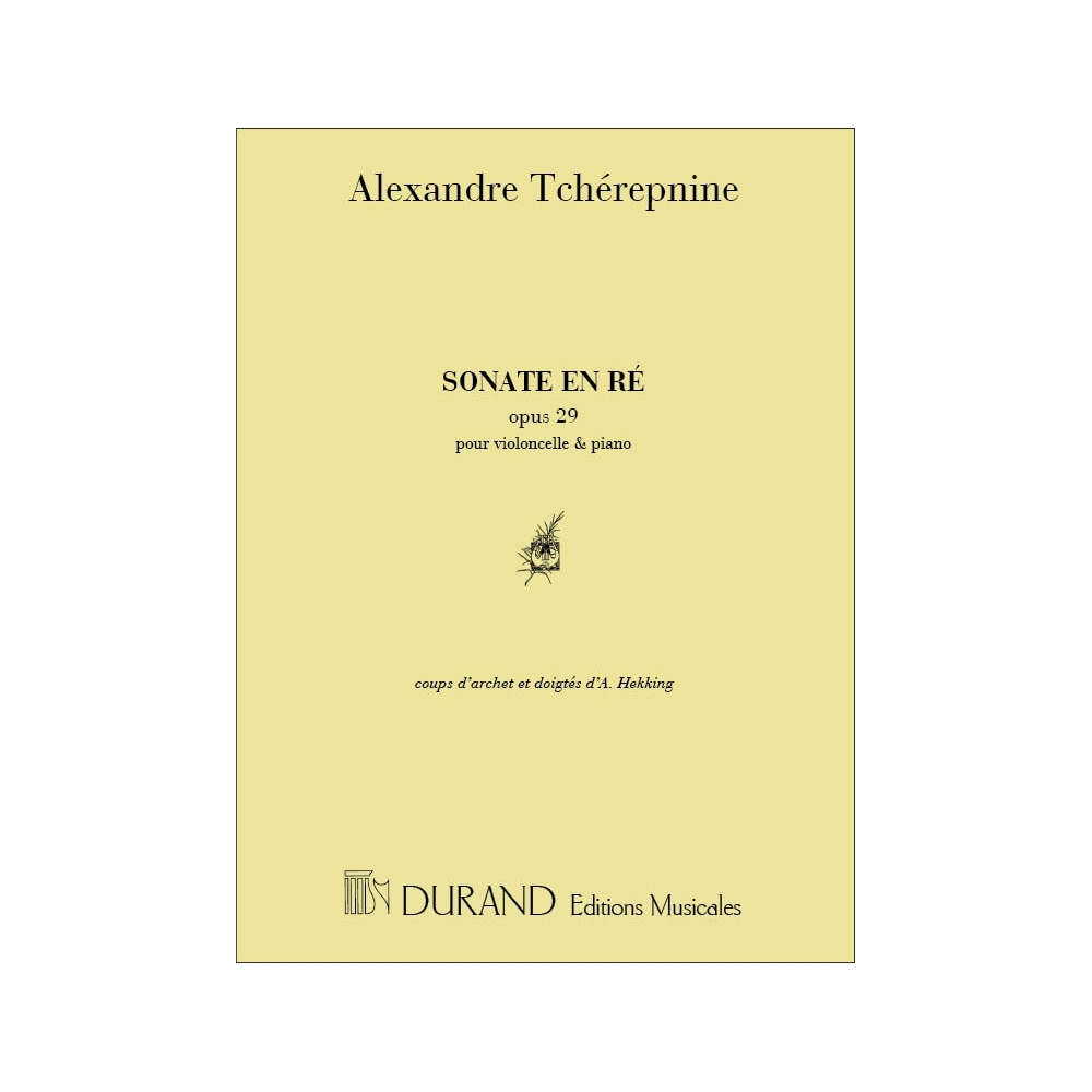 Tcherepnin, Alexander - Sonate Opus 29
