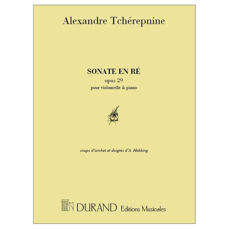 Tcherepnin, Alexander - Sonate Opus 29