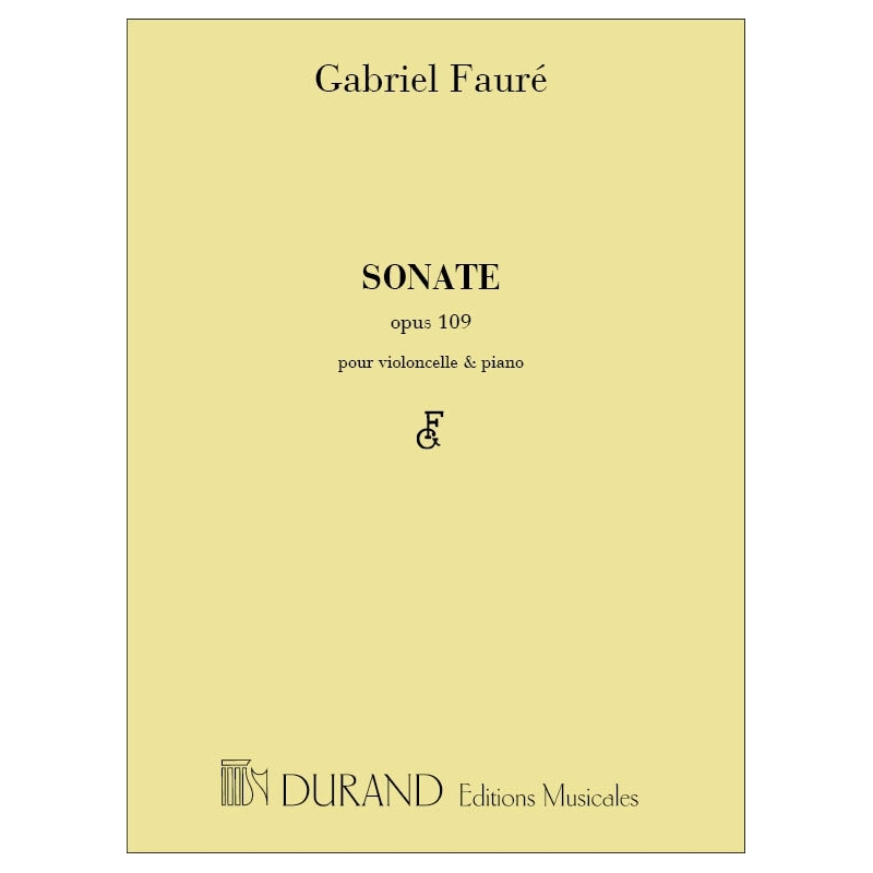 Fauré, Gabriel - Sonate N 1 Opus 109