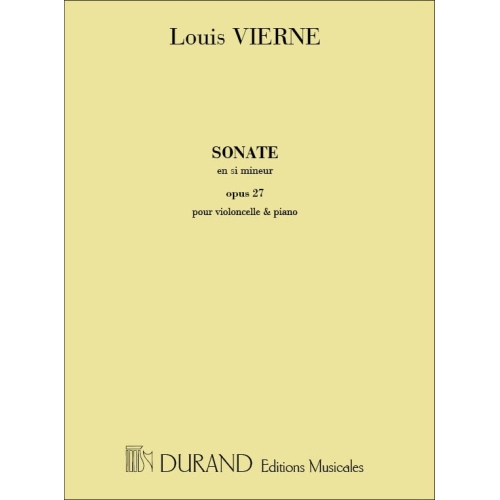Vierne, Louis - Sonate...