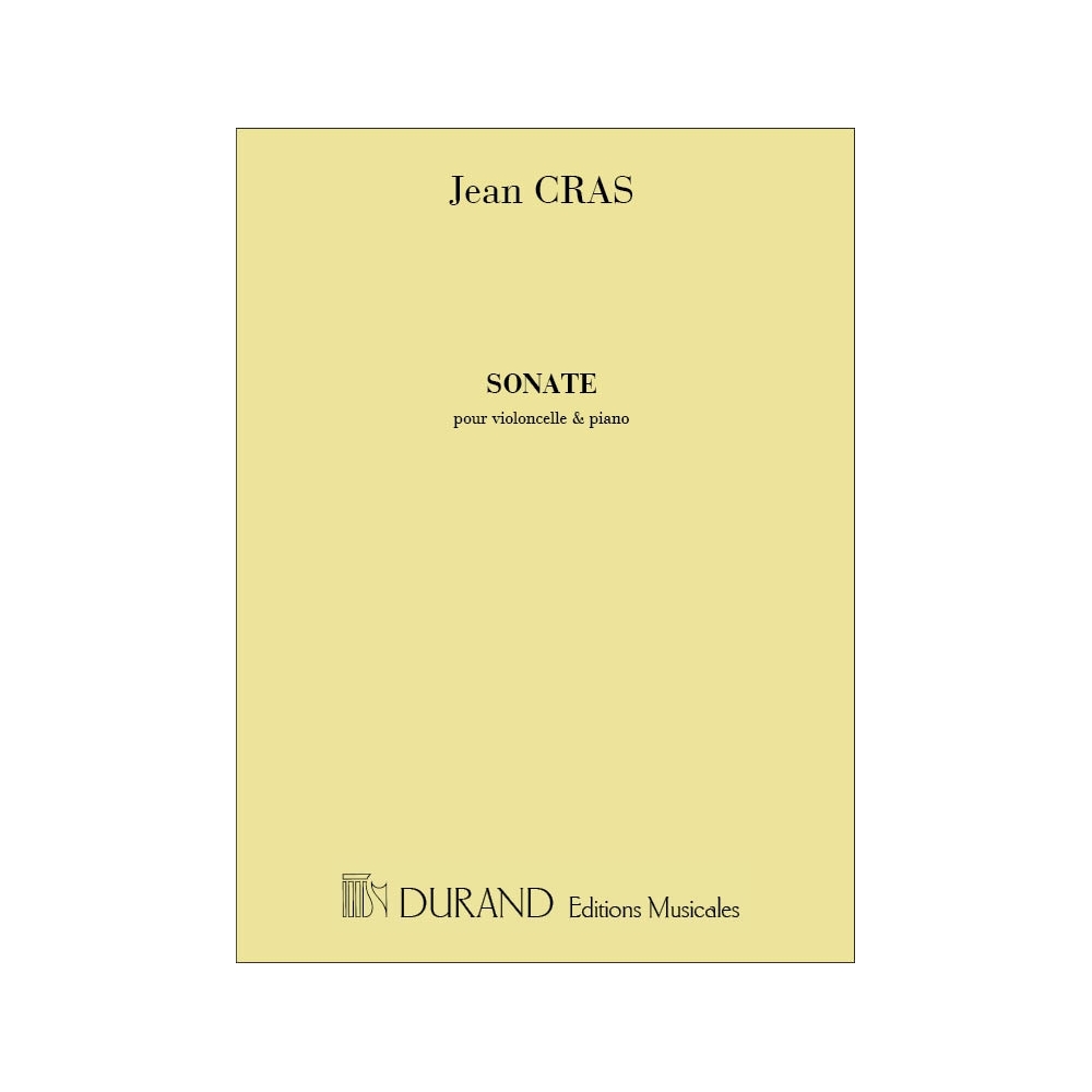 Cras, Jean - Sonate Violoncelle-Piano