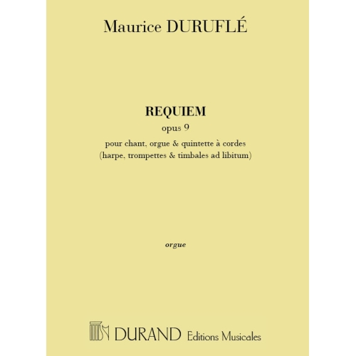 Duruflé, Maurice - Requiem...
