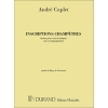 Caplet, André - Inscriptions Champetre Edition A 3Vx Femmmes A