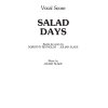 Slade & Reynolds - Salad Days (vocal score)
