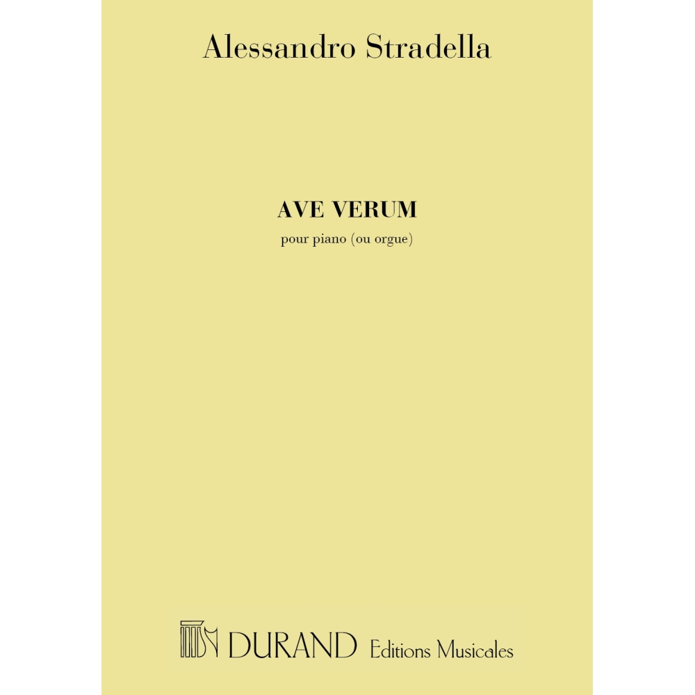 Stradella, Alessandro - Ave Verum Chant-Orgue