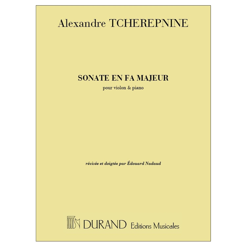 Tcherepnin, Alexander - Sonate Violon-Piano