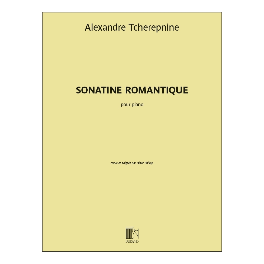 Tcherepnin, Alexander - Sonatine Romantique Op 4 Piano