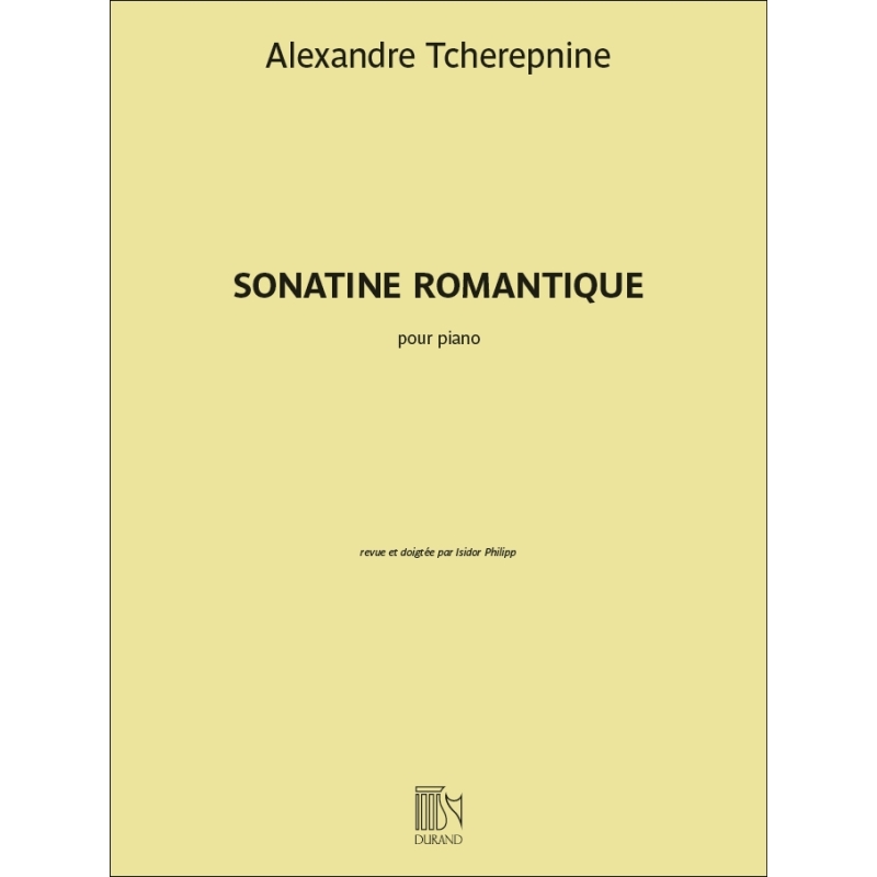 Tcherepnin, Alexander - Sonatine Romantique Op 4 Piano