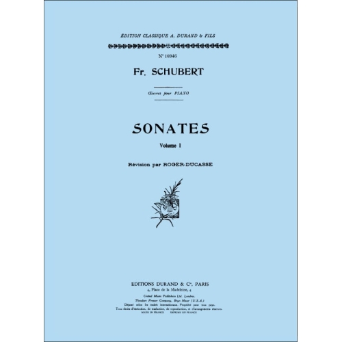 Schubert, Franz - Sonates...