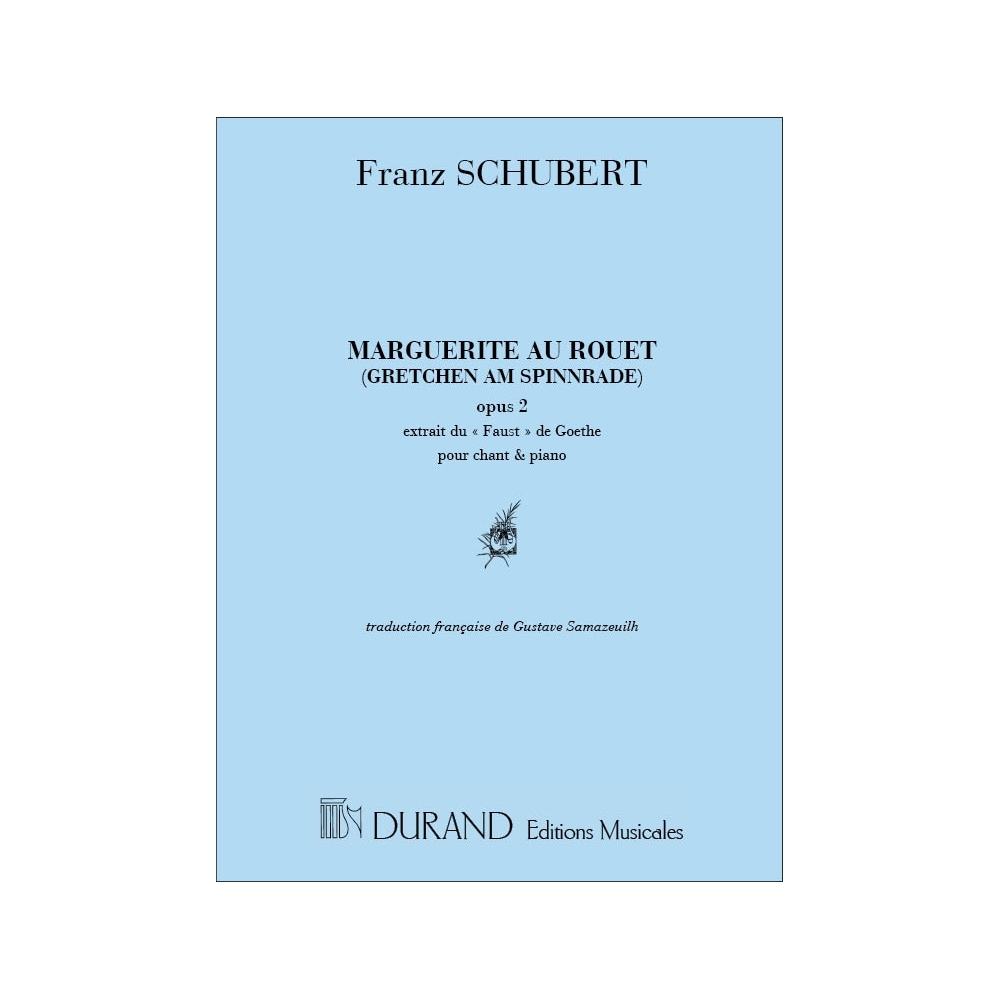 Schubert, Franz - Marguerite Au Rouet Mezzo-Piano