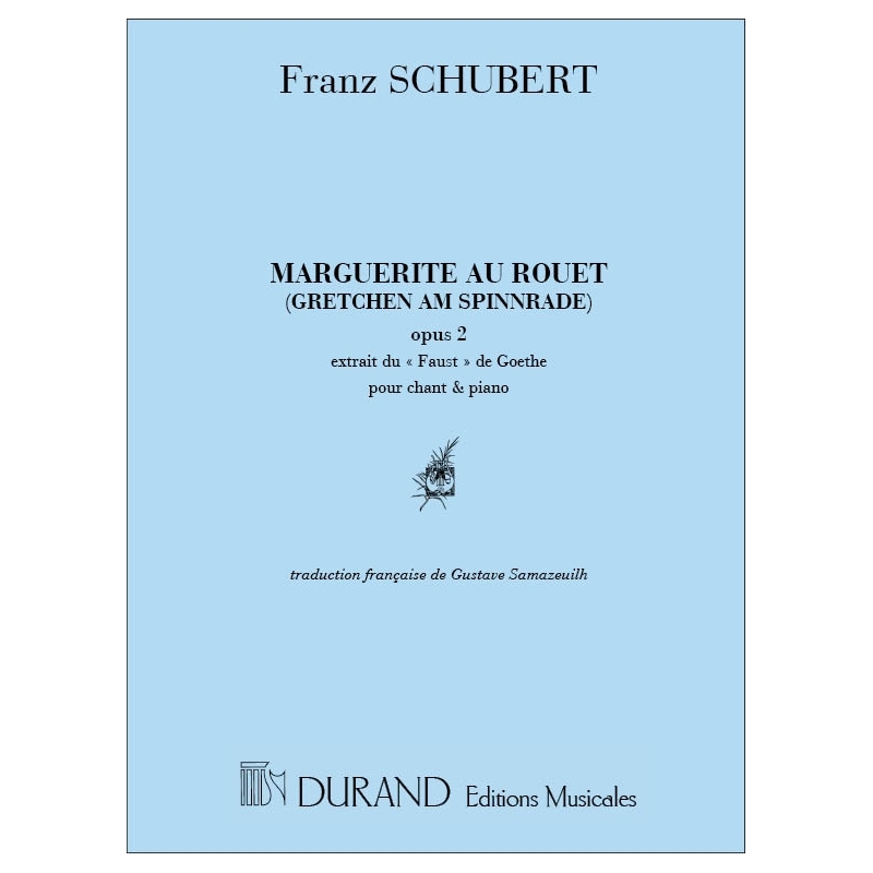 Schubert, Franz - Marguerite Au Rouet Mezzo-Piano