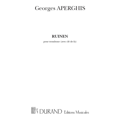 Aperghis, Georges - Ruinen