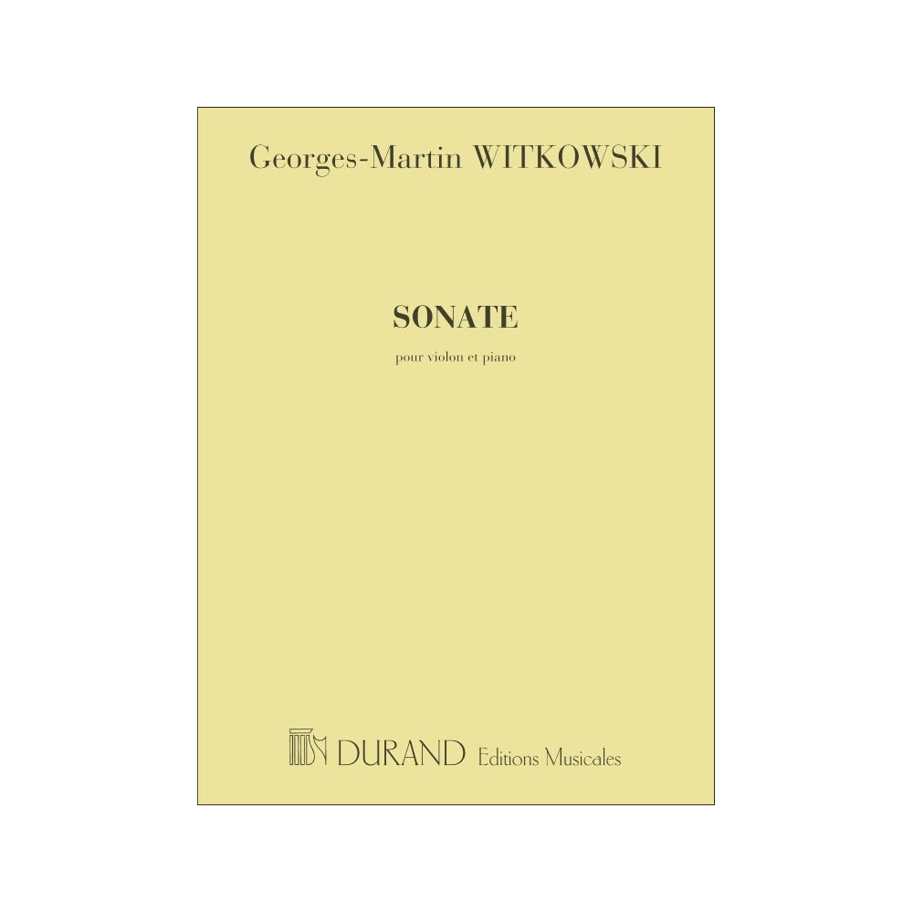 Witkowski, Georges-Martin - Sonate