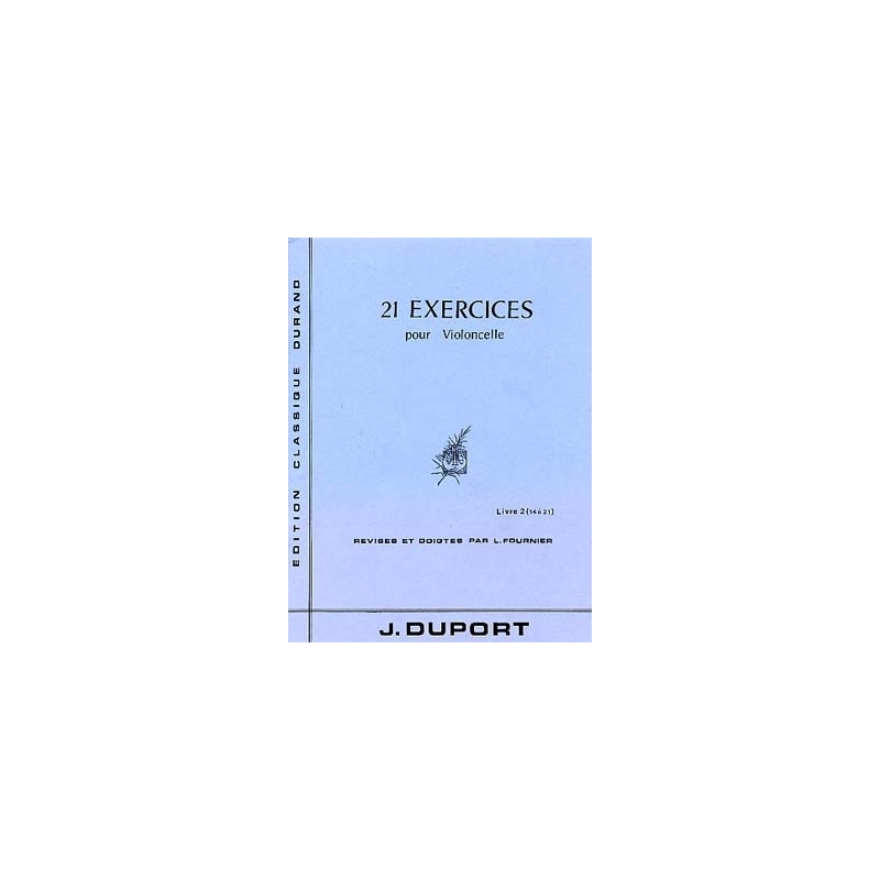 Duport, Jean-Louis - Vingt Et Un (21) Exercices Vol 2 Violoncelle
