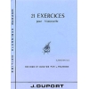 Duport, Jean-Louis - Vingt Et Un (21) Exercices Vol 2 Violoncelle