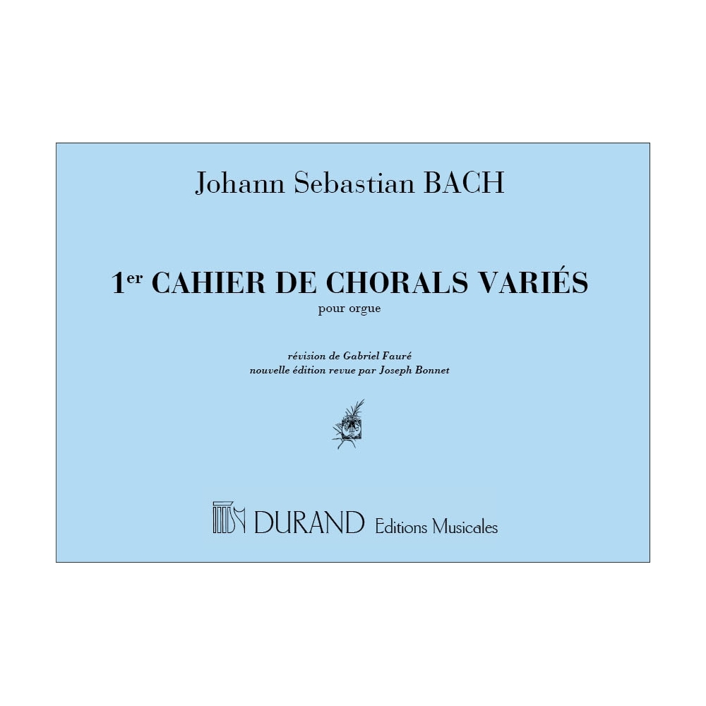 Bach, J.S - Chorals Variouss Vol 1 Orgue
