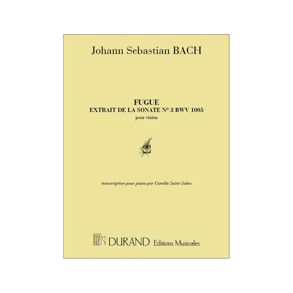 Bach, J.S - Fugue 5 Sonate Piano (Saint Saens)