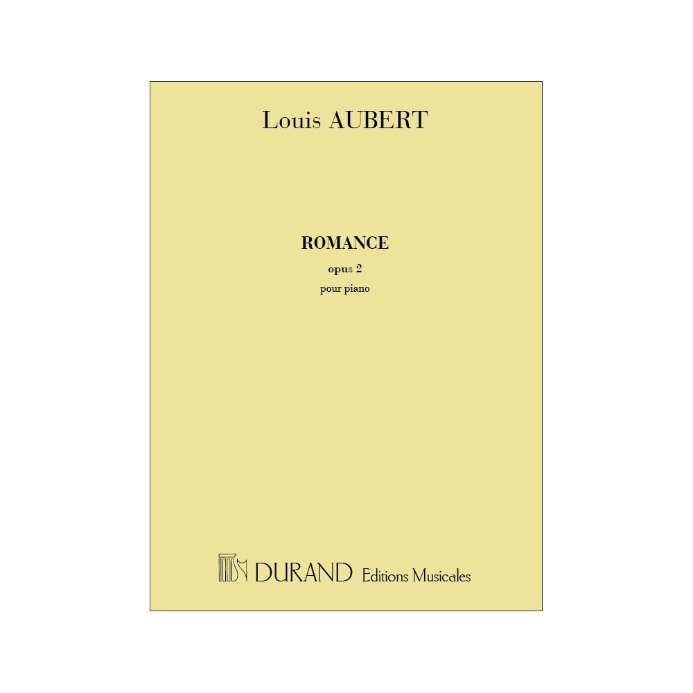 Aubert, Louis - Romance Opus 2